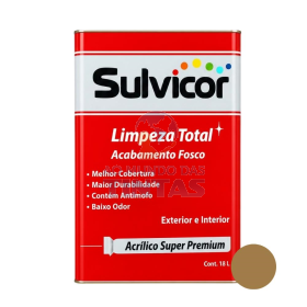 Tinta Acrílica Fosca Marrocos Super Premium Sulvicor 18L - Lata Grande