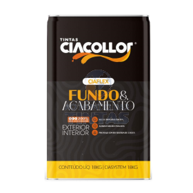 Tinta Emborrachada Impermeabilizante Ciaflex Fundo & Acabamento Ciacollor - Lata 18kg