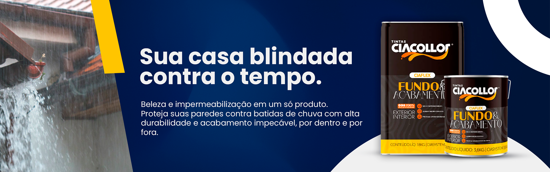 Tintas Ciacollor - Ciaflex Fundo & Acabamento